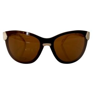 Ryders 'Catja' White Orange Cycling Sunglasses Brown Anti-Fog Sport Lens